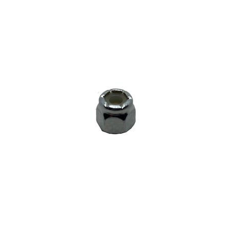 Suburban Bolt And Supply Nylon Insert Lock Nut, #10-32, Nylon, Zinc Plated A04301200NM